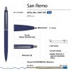 Ручка металлическая шариковая «San Remo», софт тач — изображение 3