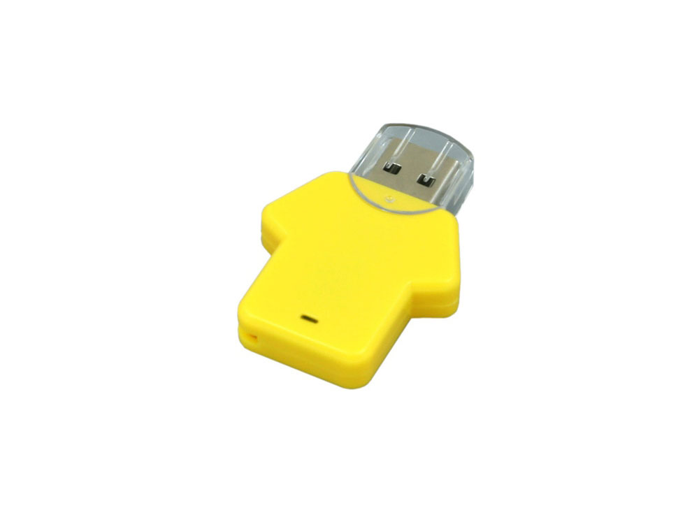 USB 3.0- флешка на 32 Гб в виде футболки - 128Gb, желтый