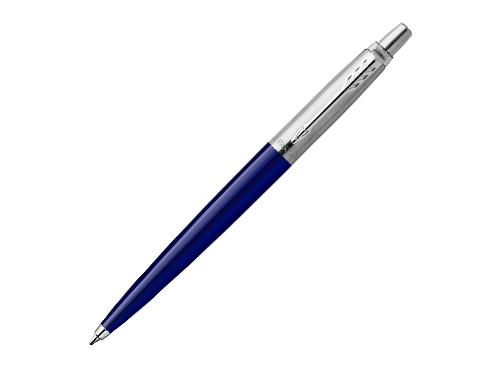 Ручка шариковая Parker Jotter Originals в эко-упаковке - темно-синий-серебристый