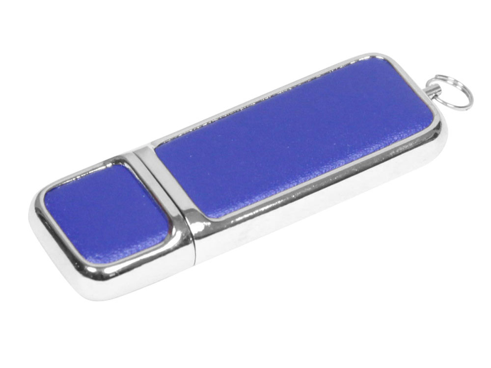 USB 3.0- флешка на 32 Гб компактной формы - 128Gb, синий-серебристый