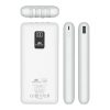 Внешний аккумулятор с дисплеем и встроенными кабелями VA2210, 10000 mAh — изображение 4