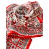 Платок «Мезенская роспись» — изображение 5