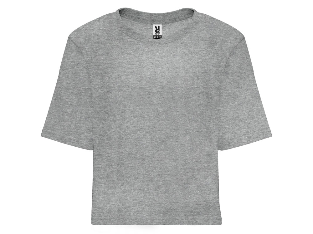 Футболка «Dominica» женская - 2XL, серый-меланж