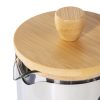 Френч-пресс в стальном корпусе и ручкой из бамбука «Coffee break» — изображение 7