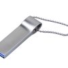 USB 3.0-флешка на 16 Гб с мини чипом и боковым отверстием для цепочки