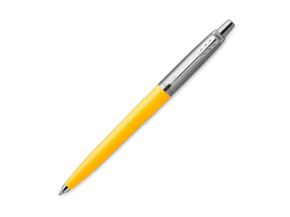 Ручка шариковая Parker Jotter Originals в эко-упаковке - желтый-серебристый
