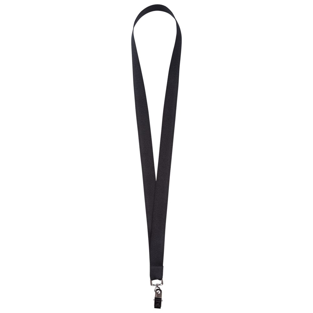 Лента для бейджа Neckband - черная