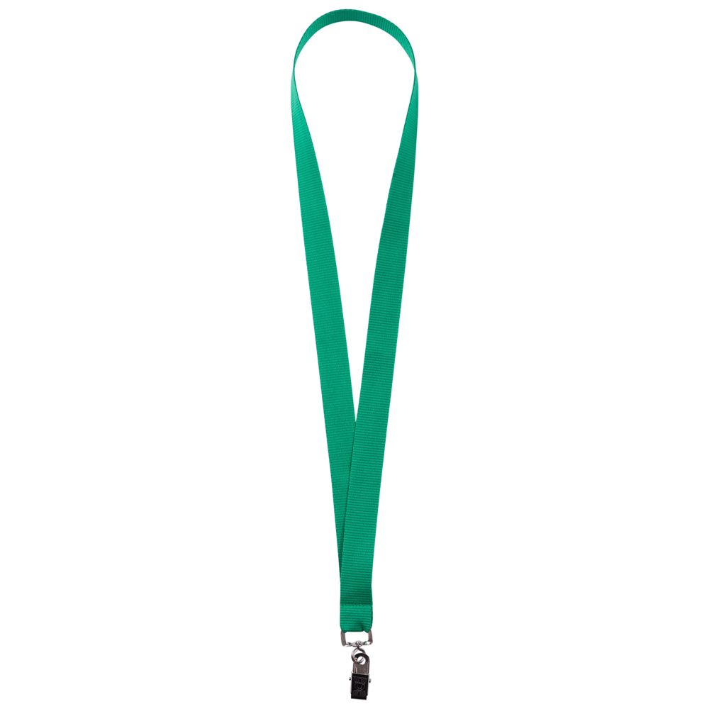 Лента для бейджа Neckband - зеленая