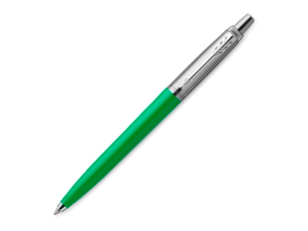 Ручка шариковая Parker Jotter Originals в эко-упаковке - зеленый-серебристый