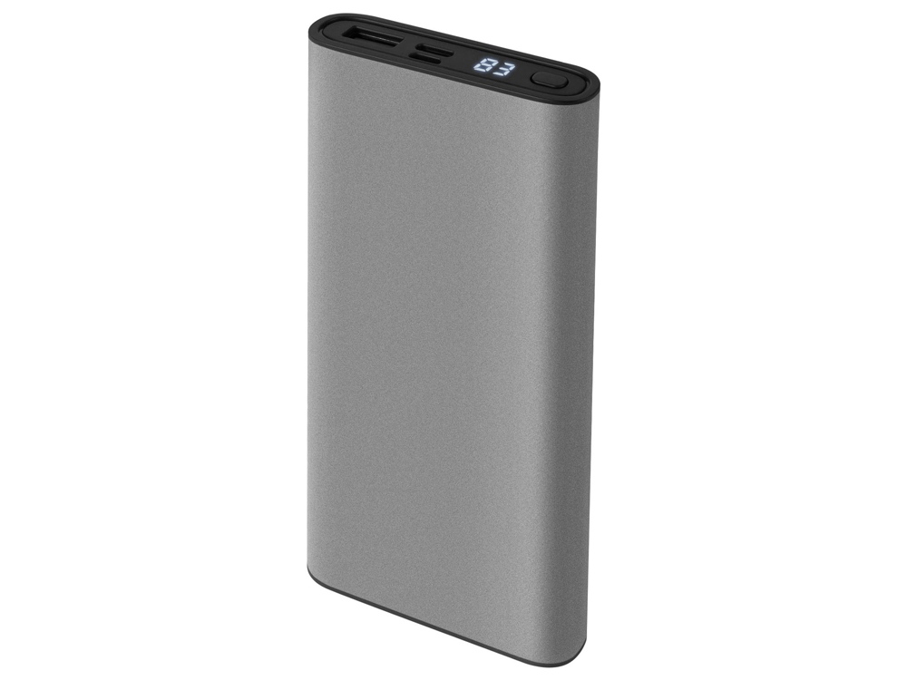 Внешний аккумулятор «Terra Pro» с QC/PD, 10000 mAh - серебристый