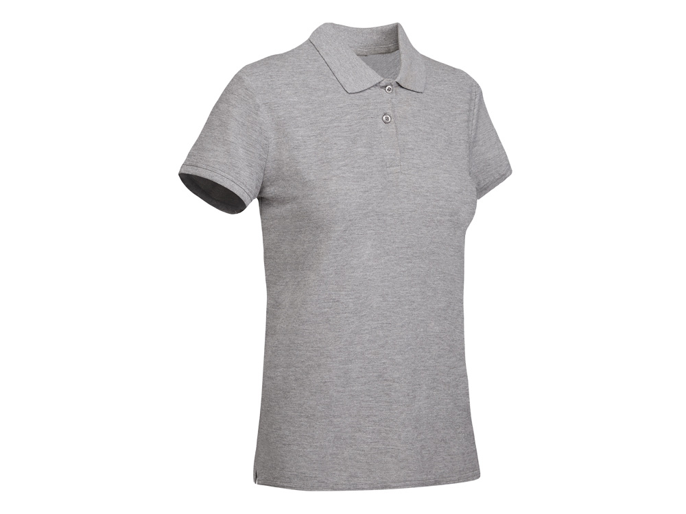 Рубашка-поло «Prince» женская - 3XL, серый-меланж