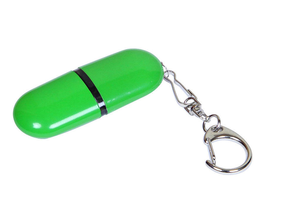 USB 3.0- флешка промо на 32 Гб каплевидной формы - 128Gb, зеленый