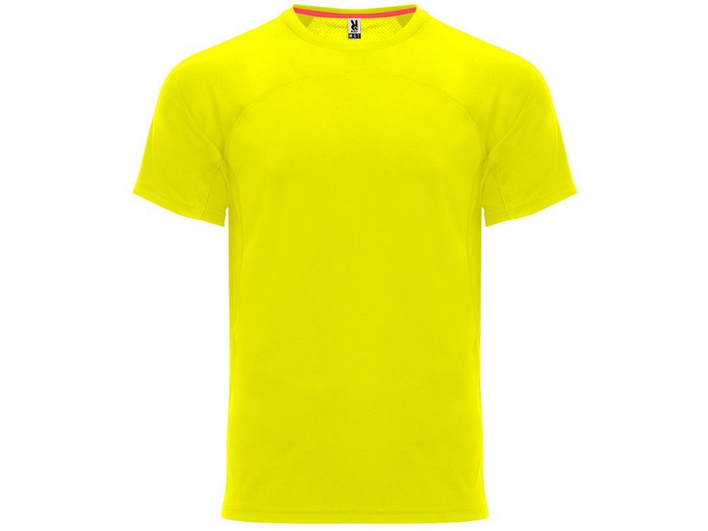 Спортивная футболка «Monaco» унисекс - 3XL, неоновый-желтый