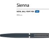 Ручка металлическая шариковая «Sienna» — изображение 2
