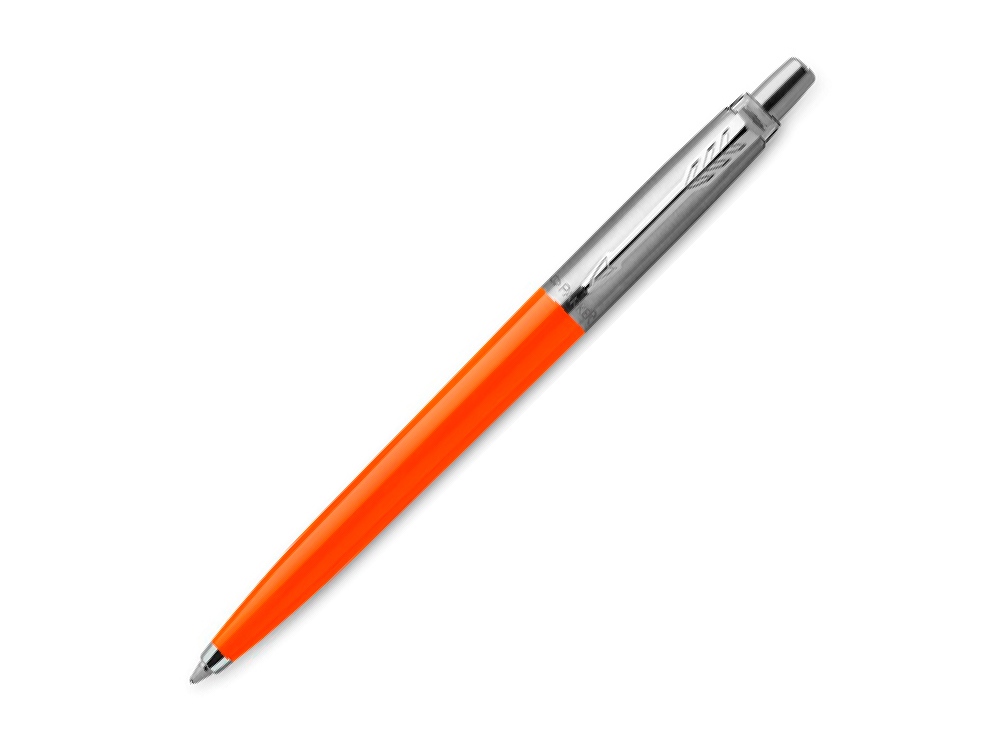 Ручка шариковая Parker Jotter Originals в эко-упаковке - оранжевый-серебристый