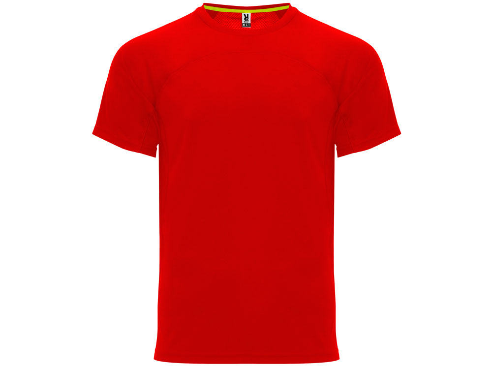 Спортивная футболка «Monaco» унисекс - 3XL, красный