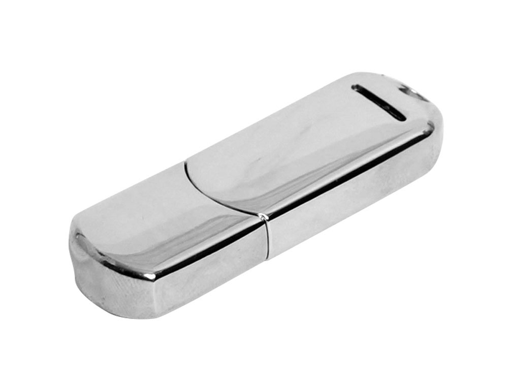 USB 3.0- флешка на 32 Гб каплевидной формы - 128Gb, серебристый