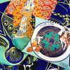 Платок «Русские сезоны. Леон Бакст» — изображение 5