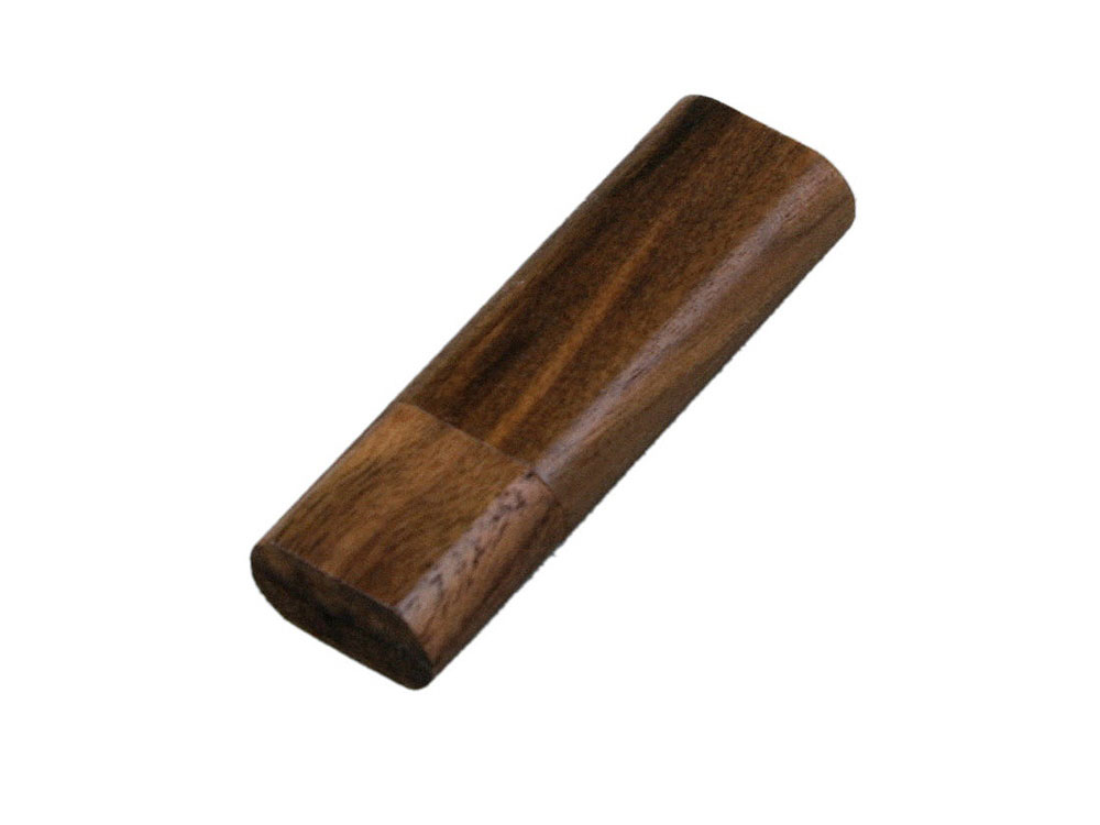 USB 3.0- флешка на 32 Гб эргономичной прямоугольной формы с округленными краями - 32Gb, коричневый