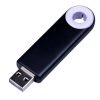 USB 2.0- флешка промо на 4 Гб прямоугольной формы, выдвижной механизм