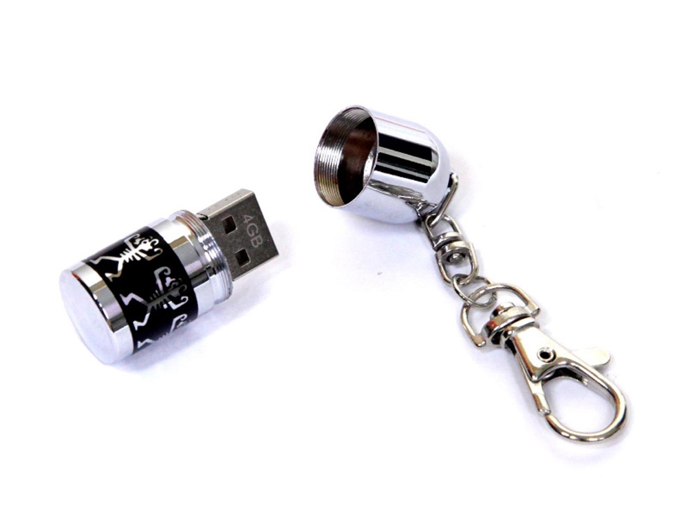 USB 2.0- флешка на 8 Гб «Пуля» - 64Gb, серебристый