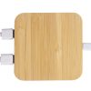 USB-хаб с беспроводной зарядкой из бамбука «Plato», 5 Вт — изображение 9
