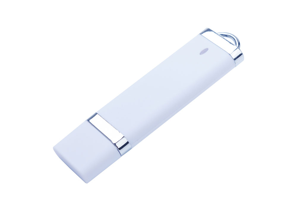 USB 2.0- флешка на 16 Гб «Орландо», soft-touch - 32Gb, белый