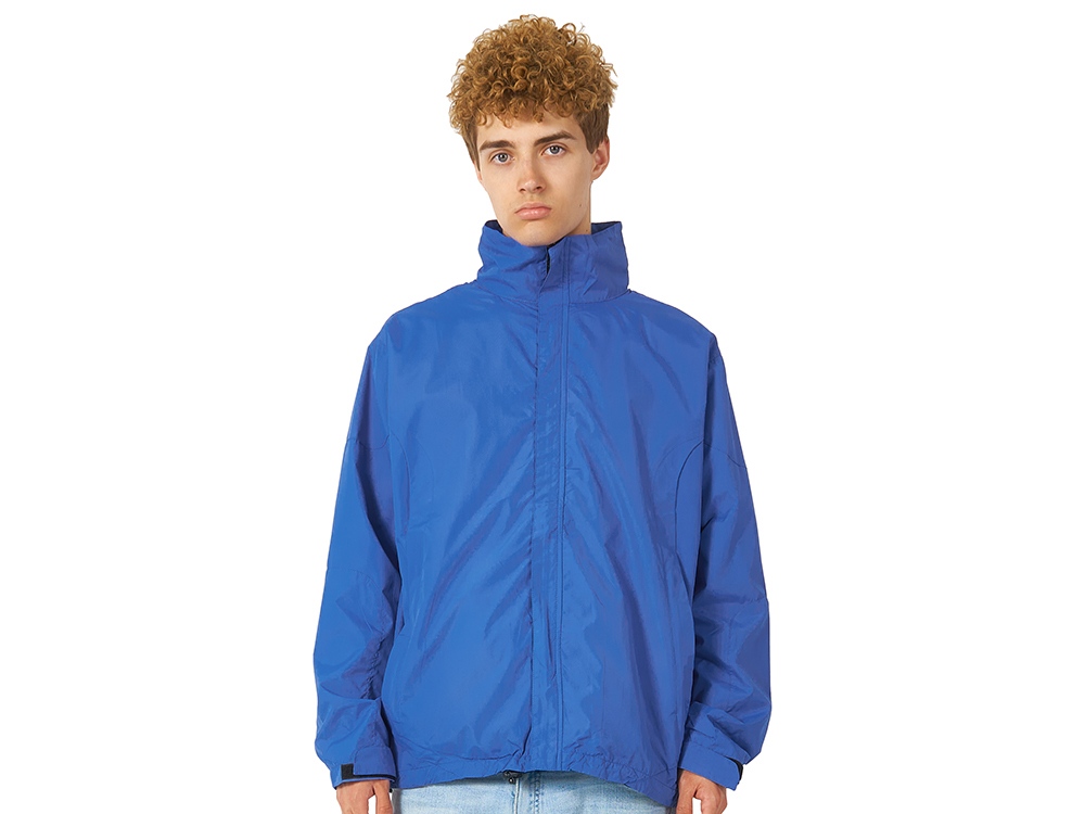 Куртка мужская с капюшоном «Wind» - 2XL, синий-классический