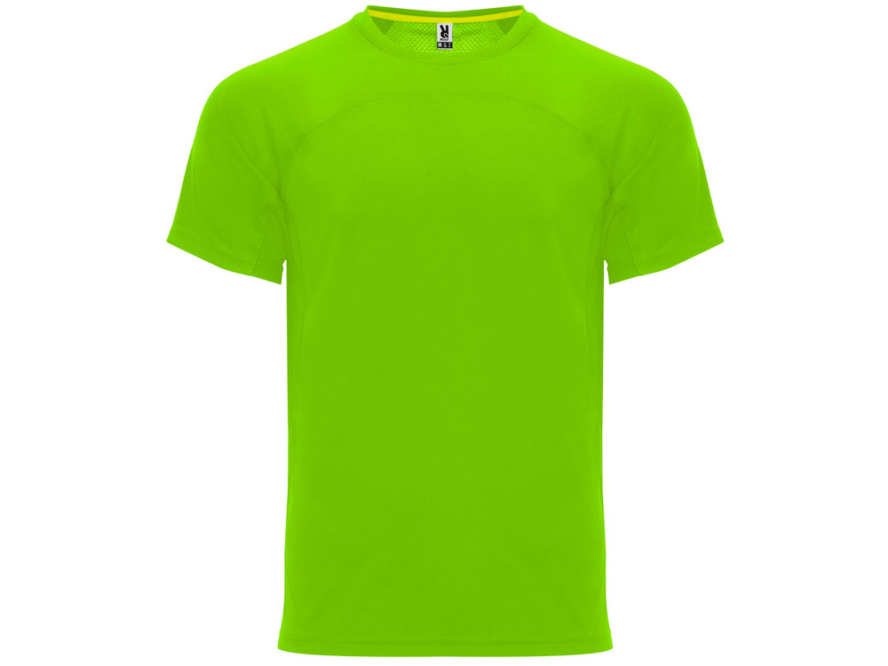 Спортивная футболка «Monaco» унисекс - 3XL, лаймовый