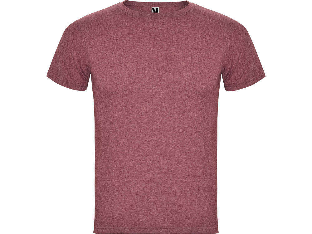 Футболка «Fox» мужская - 3XL, гранатовый-меланж