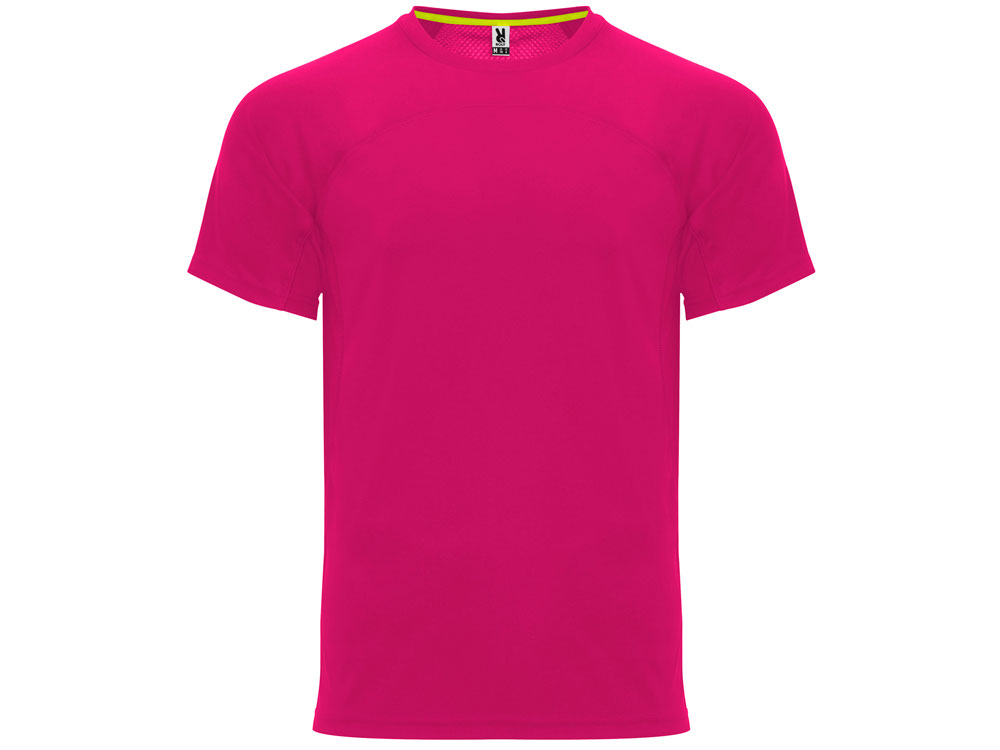 Спортивная футболка «Monaco» унисекс - 3XL, фуксия