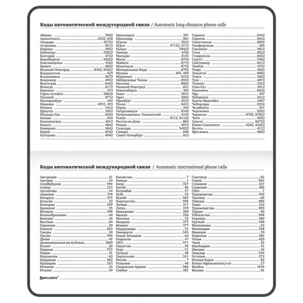 Ежедневник датированный 2026 с резинкой 145х203 мм, А5, BRAUBERG, твердый, "Пульс", 117341 — изображение 10