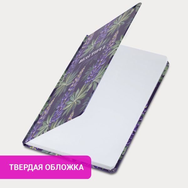 Ежедневник недатированный с резинкой А5 145х203 мм, BRAUBERG, твердый, 128 л., "Black", 116288 — изображение 12