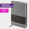 Ежедневник недатированный А5 138х213 мм BRAUBERG "Metallic", под кожу, 136 л., гибкий, серебряный, 113377 — изображение 13