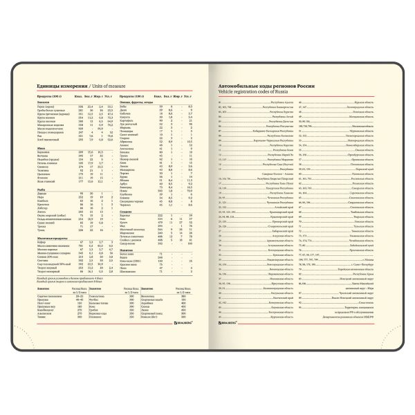 Еженедельник датированный 2026 МАЛЫЙ ФОРМАТ 105х160 мм, А6, BRAUBERG "Imprint", тиснение, фиолетовый, 117210 — изображение 8