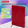 Ежедневник с магнитным клапаном недатированный, под кожу, А5, красный, BRAUBERG "Magnetic X", 113281 — изображение 2
