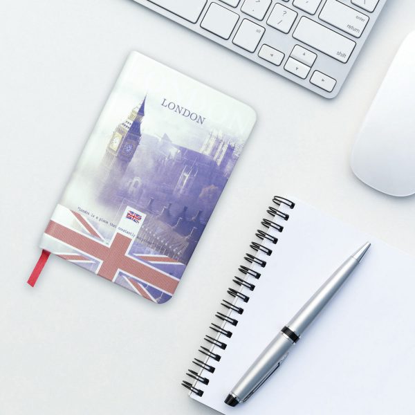Блокнот МАЛЫЙ ФОРМАТ (100х150 мм) А6, BRAUBERG VISTA "London", под кожу, твердый, 80 л., 112092 — изображение 7