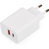 Сетевое зарядное устройство c выходами USB-A и USB-C и быстрой зарядкой QC/PD «Recharger Pro», 30 Вт