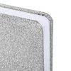 Ежедневник датированный 2025, А5, 138x213 мм, BRAUBERG "Sparkle", под кожу, блестки, серебристый, 115858 — изображение 4
