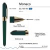 Ручка пластиковая шариковая «Monaco» — изображение 3