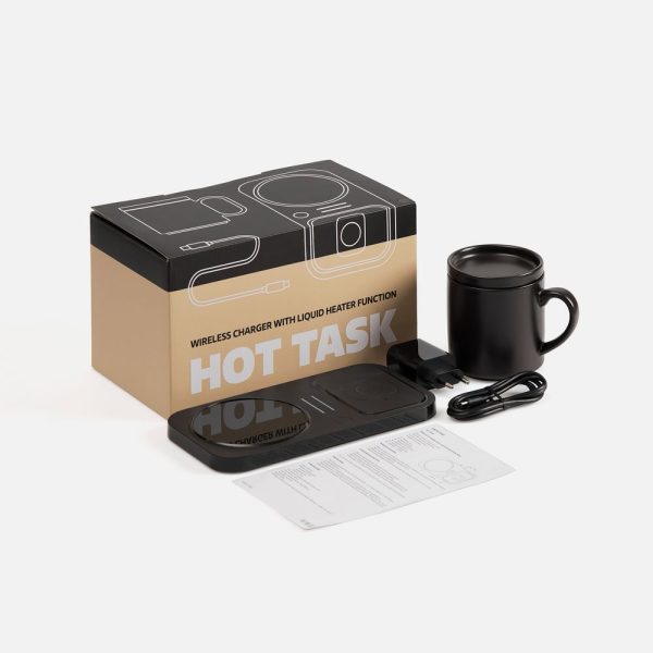 Беспроводное зарядное устройство с подогревом кружки Hot Task — изображение 11