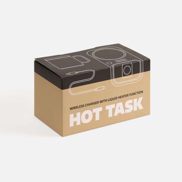 Беспроводное зарядное устройство с подогревом кружки Hot Task — изображение 12