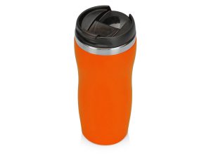 Термокружка «Double wall mug С1» soft-touch, 350 мл - оранжевый