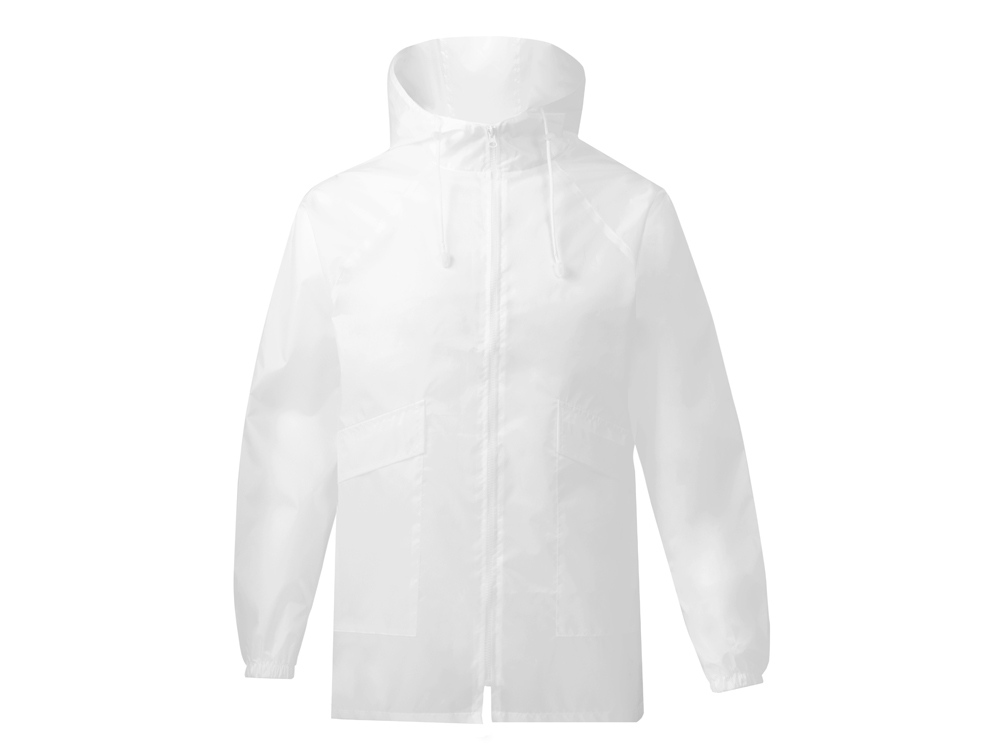 Дождевик «Parka» унисекс - M, белый Дождевик «Parka» унисекс