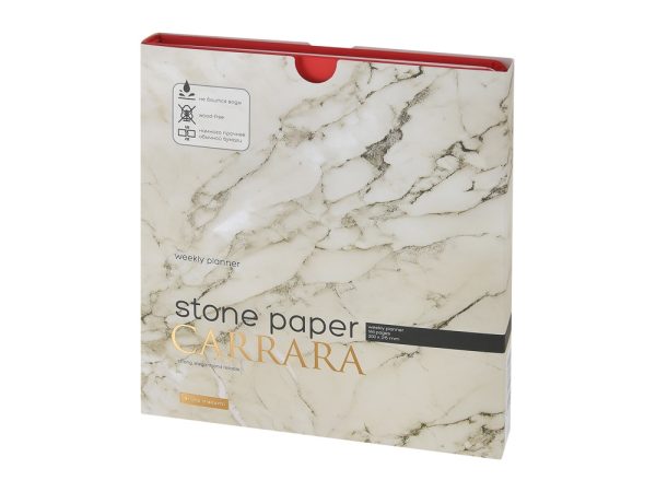 Еженедельник с каменной бумагой А5+ «Carrara» — изображение 9
