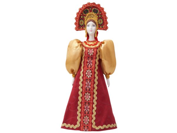 Подарочный набор: кукла фарфоровая, чай "Малина с мятой" — изображение 15
