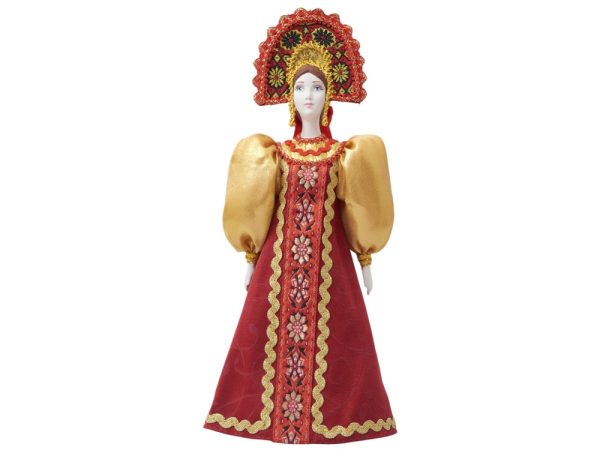 Подарочный набор: кукла фарфоровая, мёд с миксом из орехов — изображение 15