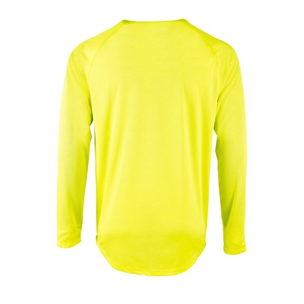 Футболка с длинным рукавом Sporty LSL Men желтый неон — изображение 2