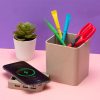 Настольный органайзер Cubic с функциями USB-хаба и беспроводной зарядки — изображение 12