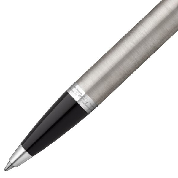 Ручка шариковая Parker IM Essential Stainless Steel CT — изображение 3